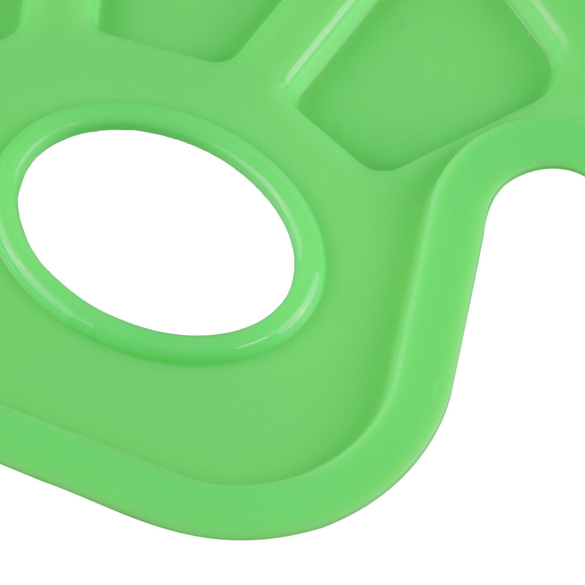 Plastic Art Verf Palet Nail Tekening Lade Kleurenpalet Voor Olie Aquarel Wit Schilderen Pallet Art Supplies 23*17.2cm