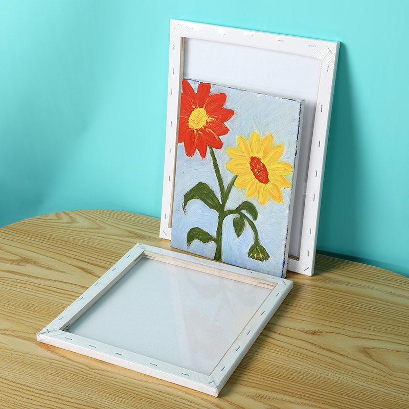 For Acrylic Oil Painting Watercolor Painting DIY Crafts Blank Screen Wooden Plate Frame Canvas Board Plate Art Artist