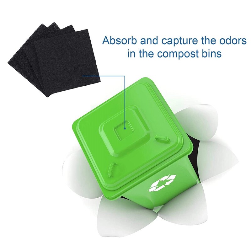 16 PCS Solder Extractor Filter Carbon Filter Replacement Activated, Smoke Fume Absorber Filter for Hakko Smoke Absorber