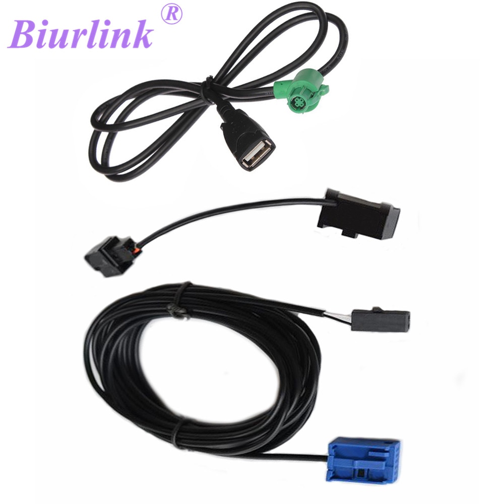 Biurlink Autoradio Micphone Mic Bluetooth Kabel Adapter Usb-kabel Voor BMW E90 X1 met BMW Professionele