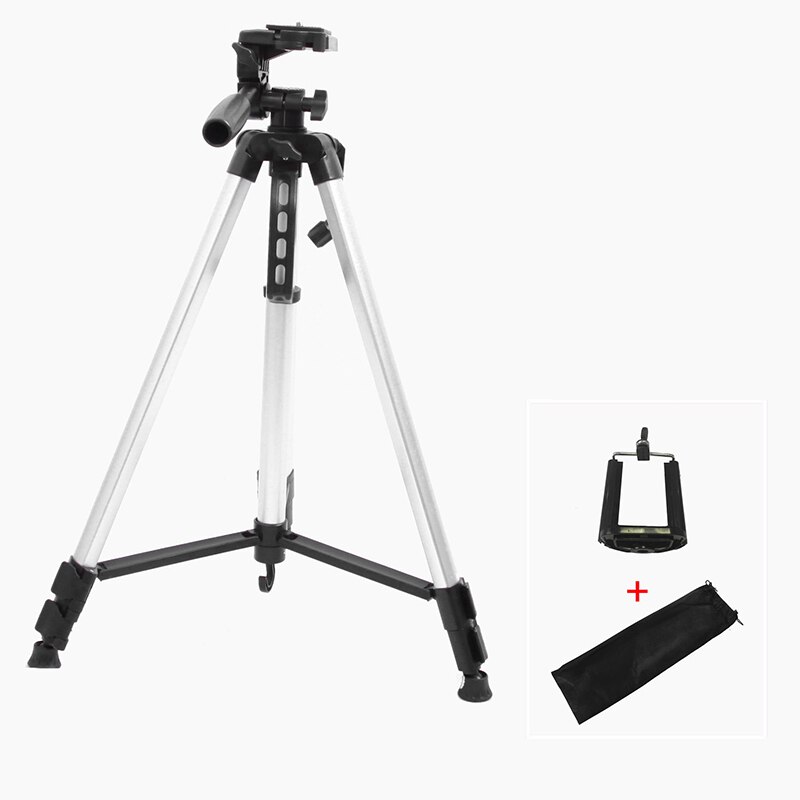 Lightweight Mobile Phone Tripod with Bag and Phone Holder Compatible with Most Smartphones: Default Title