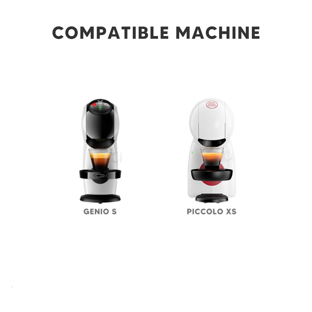 Adattatore per capsula di caffè riutilizzabile per macchina Dolce gusto PICCOLOXS convertitore di cialde per caffè caffè espresso ricaricabile per Nescafe GenioS Cafetera