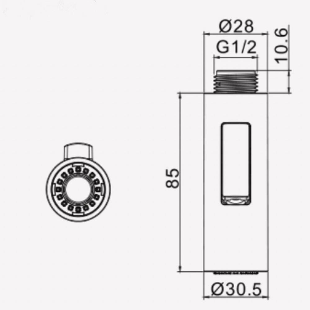 SHUIELIN Kitchen Faucet Head Replacement Part for Kitchen Sink Faucet Sprayer Head Nozzle Faucet Head Kitchen Tap Sprayer Spout