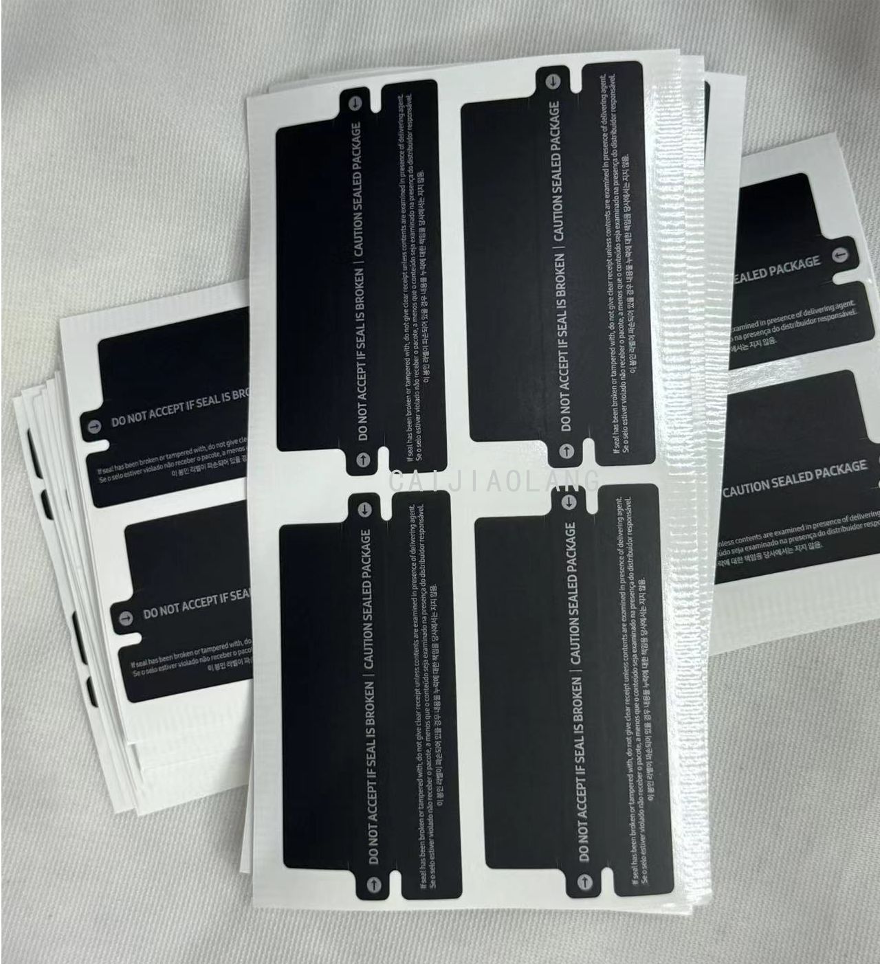 100 sztuk/partia naklejki ze znacznikiem z białą strzałką dla S24 S24 ultra Fold5 s23fe Box etykieta uszczelniająca Film naklejki US EU SA wersja