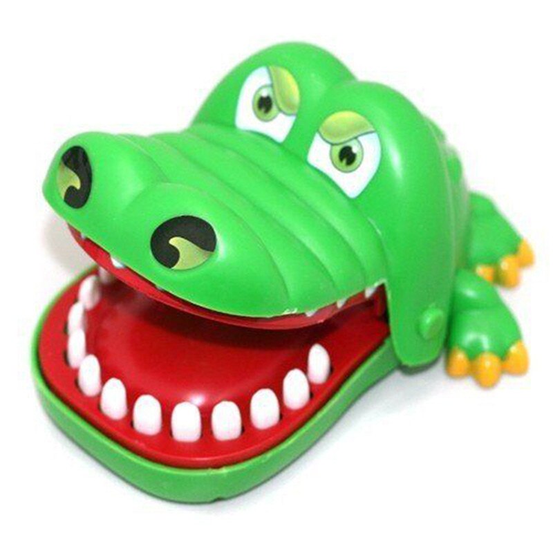 Small Size Crocodile Mouth Dentist Bite Finger Game Funny Gags Toy For Kids Play Fun 7.5cm*5.5cm