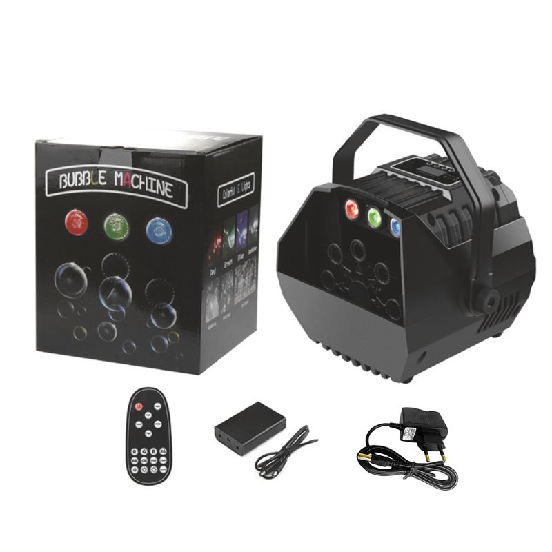 77HD Mini Bubble Machine Auto Bubble Blow Maker for Outdoor/Indoor Use for Kids