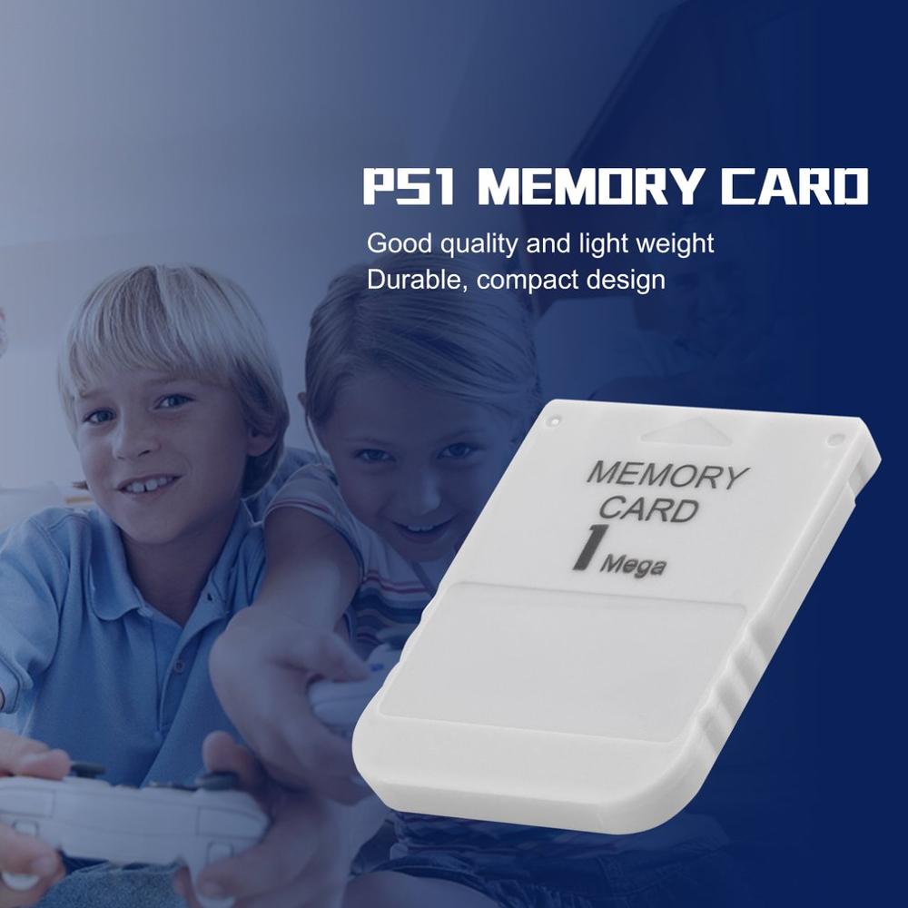 PS1 White Memory Card 1M 1MB For Playstation 1 One PS1 PSX Game Useful Practical Affordable Flash Card Memory Microsd Card