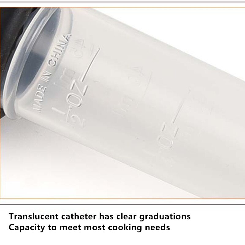 Bbq Druipen Pijp Drip Buis Afneembare Pomp Hoofd Koken Kruiden Gebruiksvoorwerpen Keuken Gereedschap