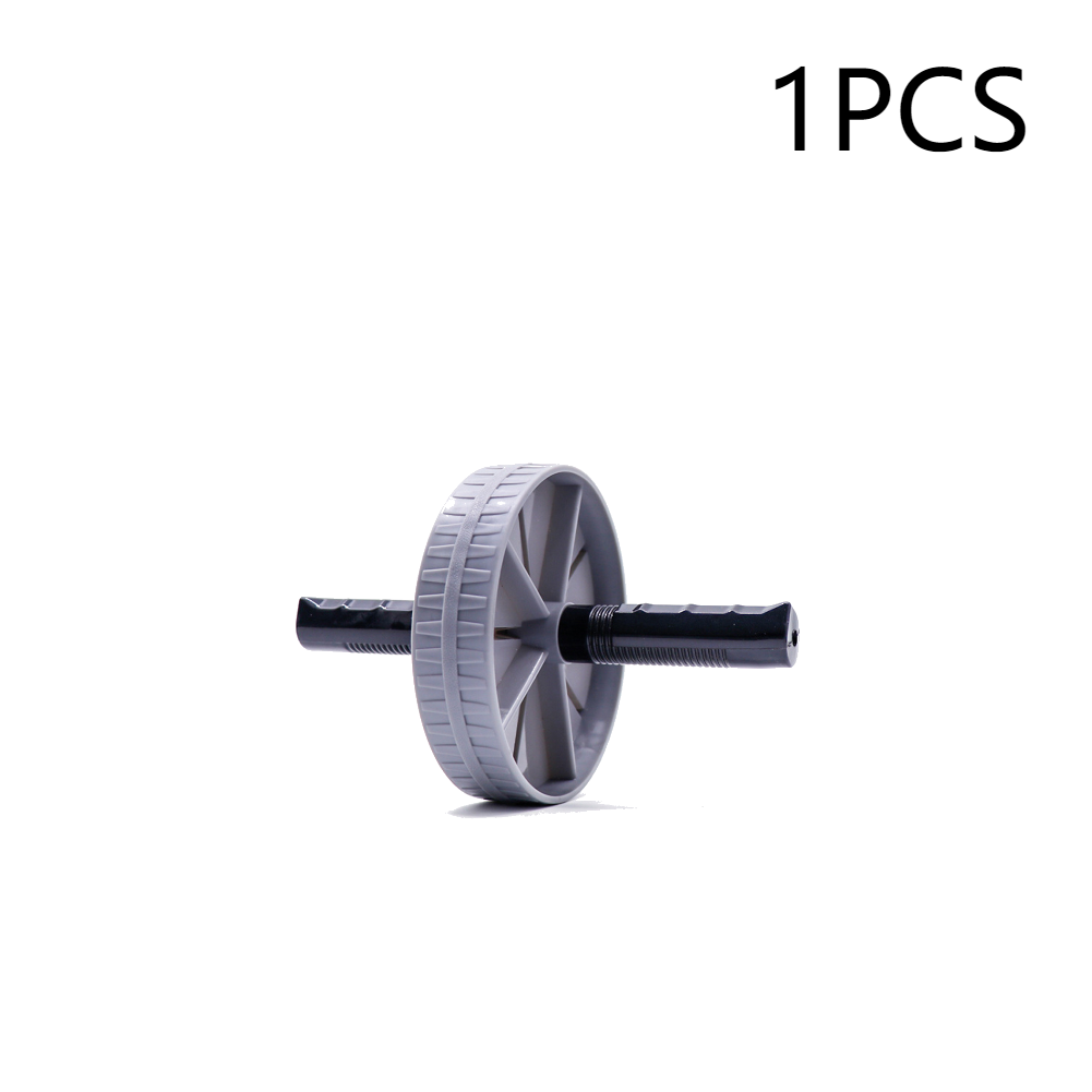 Nueva rueda Abdominal, rodamiento de carga fuerte, rodillo antideslizante, equipo de ejercicio muscular, entrenamiento físico, uso doméstico, silencioso: Rojo