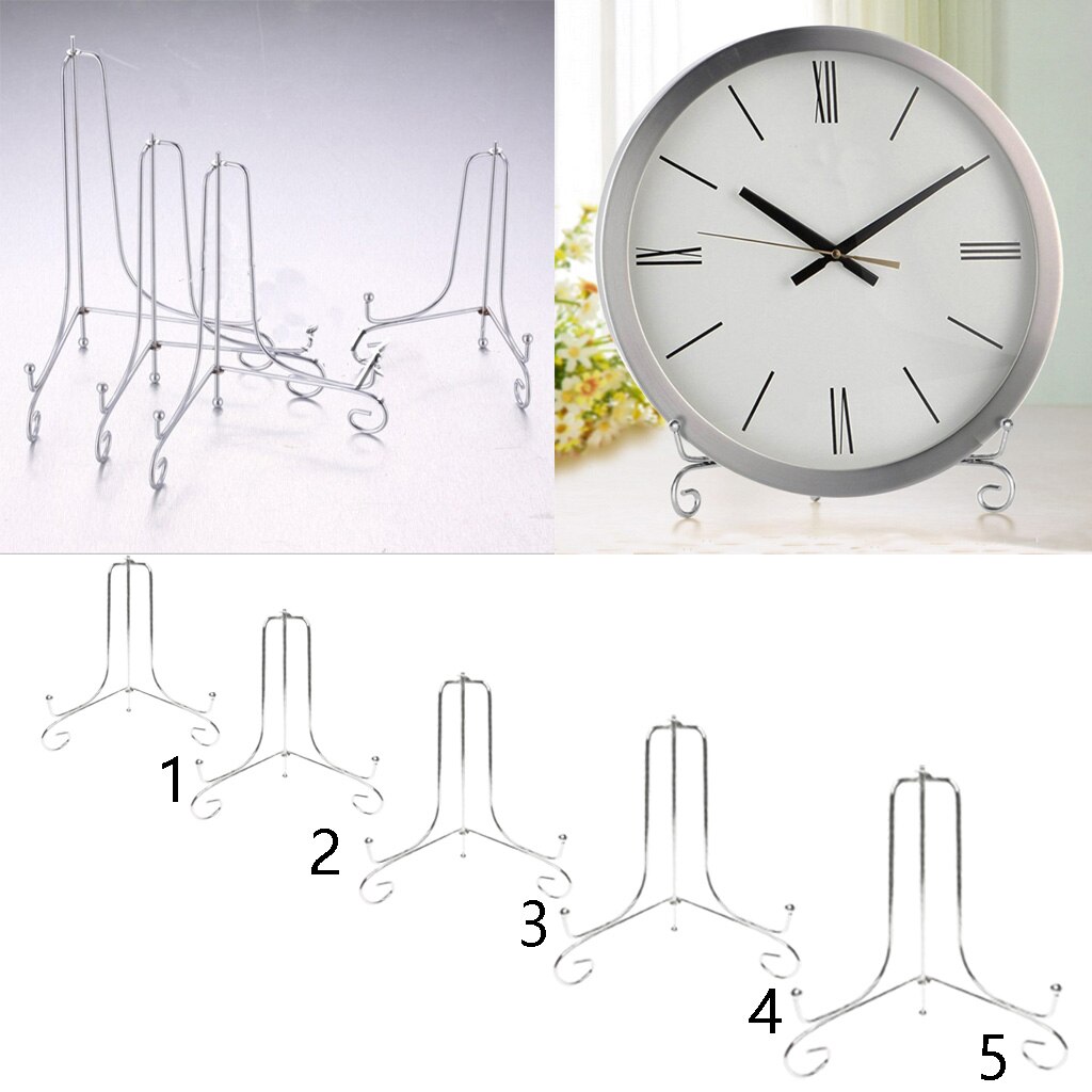 Iron Wire Art Display Stand Easel Plate/Books/Painting/Photo/Prize Display Pick, Art Display Stands