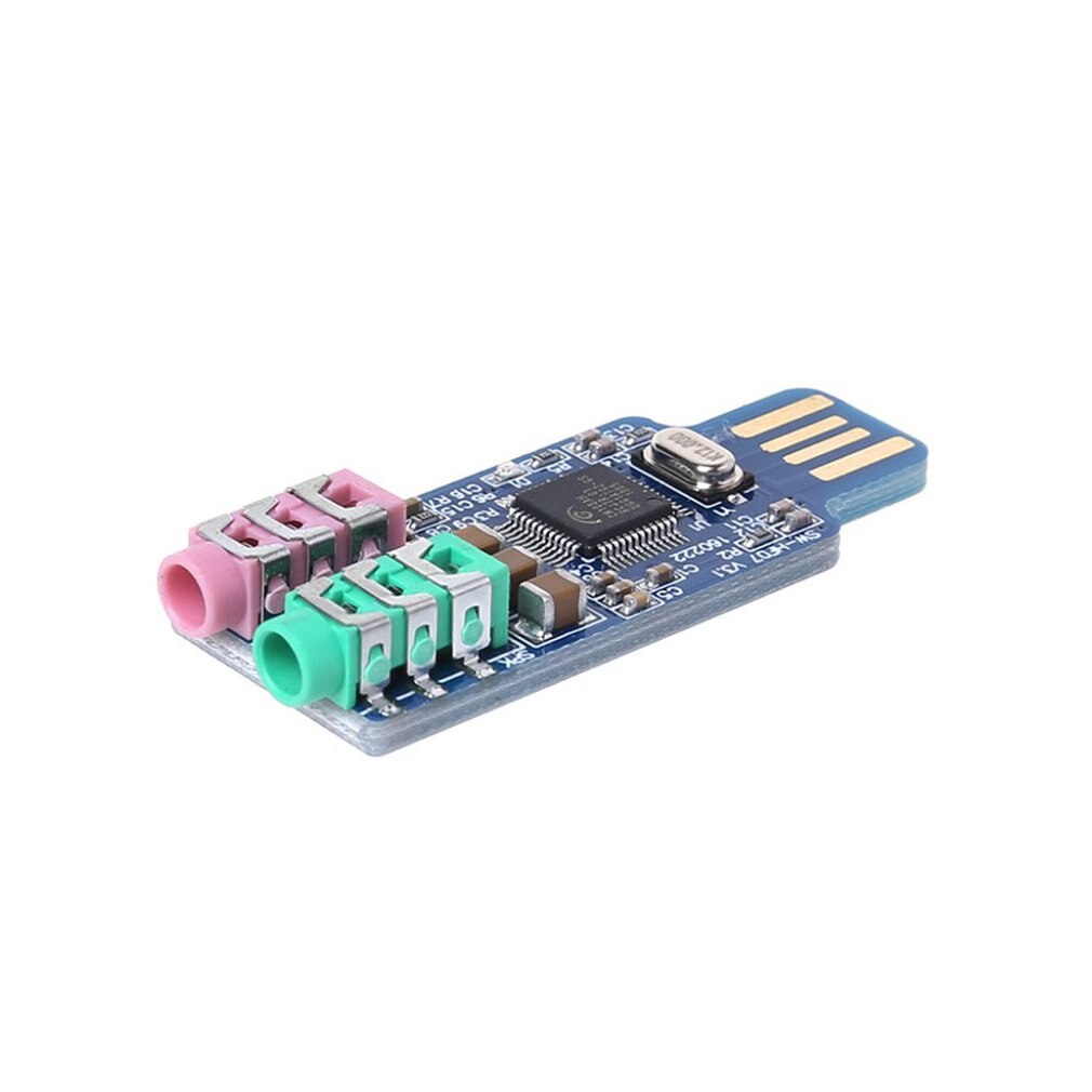 Gratis Drive Usb Geluidskaart Computer Externe Geluidskaart Notebook Geluidskaart Originele Cm108 Usb Geluidskaart Chip Leshp