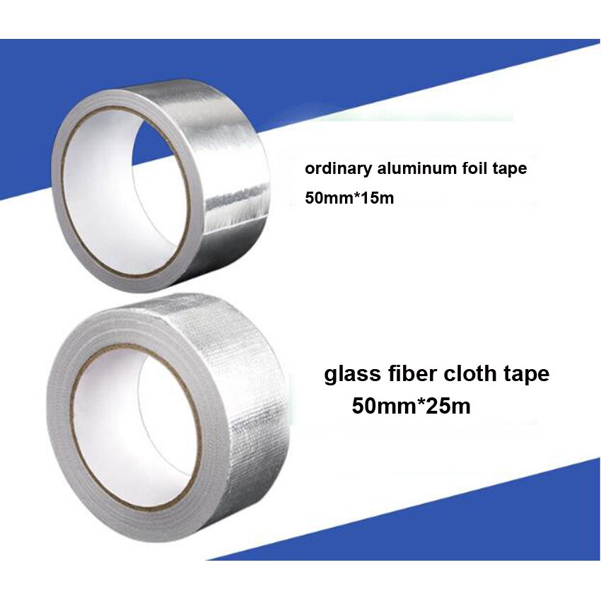 Aluminum Foil Tape High Temperature Resistant Flame retardant waterproof tape thickening self adhesive duct reinforcement