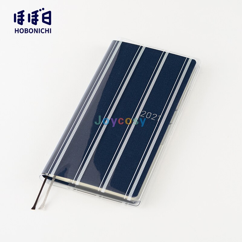 Hobonichi Cover Op Cover "Strepen" Voor A6/A5/Week Size Accessoires Clear Kleur, zachte Pvc Notebook Cover Protector