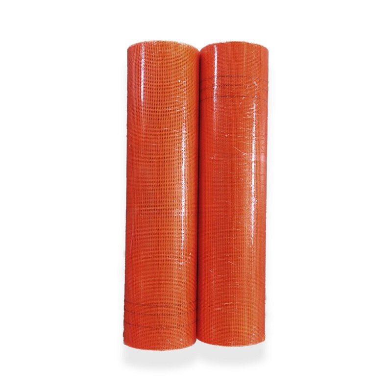 170g Self-AdhesiveDIY 0.5X5M Orange Grid Cloth Glass Fibre Anti Crack Mesh Home Wall Decoration Waterproof Fiberglass Cloth Tape
