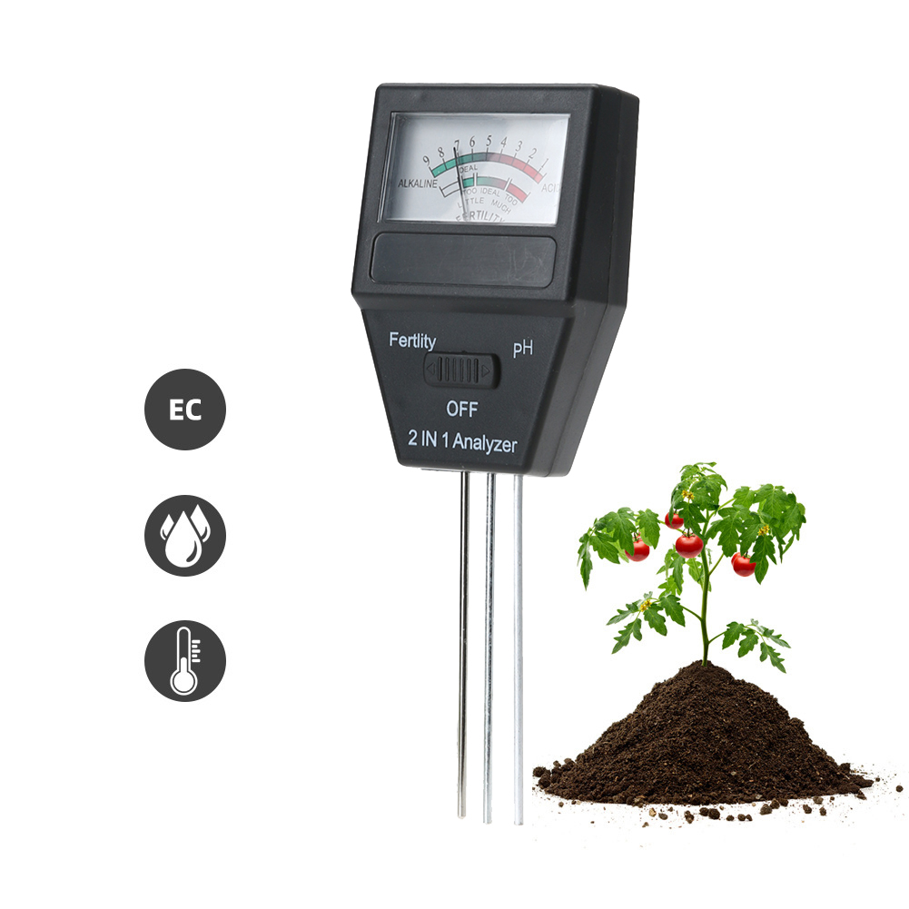 PH Soil Acidity Tester Moisture Meter Fertility Plant Detector Gardening Plantation Measurement Accessory Kit