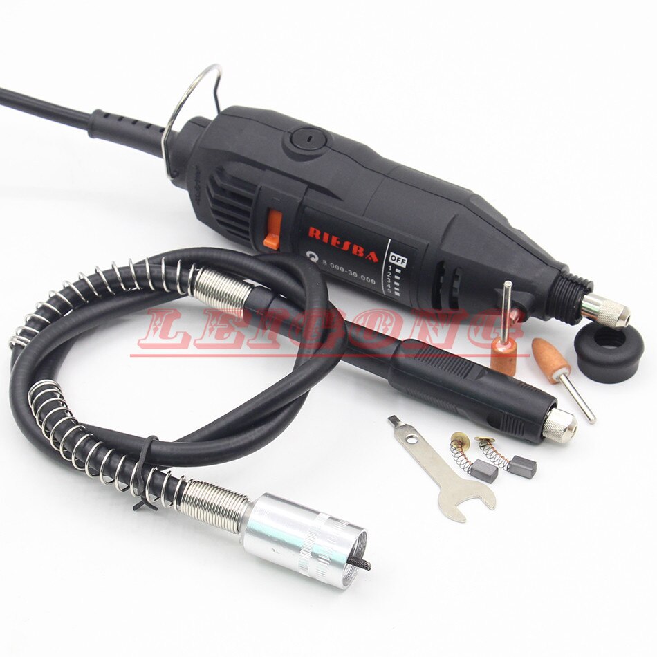 Riesba 180F 180W Dremel Stijl Elektrische Rotary Tool Variabele Snelheid Mini Boor Sculptuur Slijpen: B / 220V EU