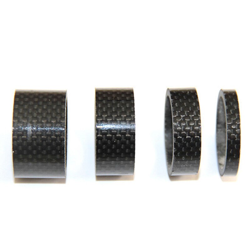 4 st cykel full kolfiber 28.6mm kolfiber packning ihåliga ultralätta hörlursdelar mountainbike packning torr packning