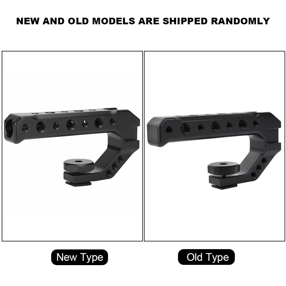 Ulanzi UURIG R005 Universal Hand Grip Camera Handle with Cold Shoe Mount 1/4''&3/8'' Holes Hand Grip Camera Handle