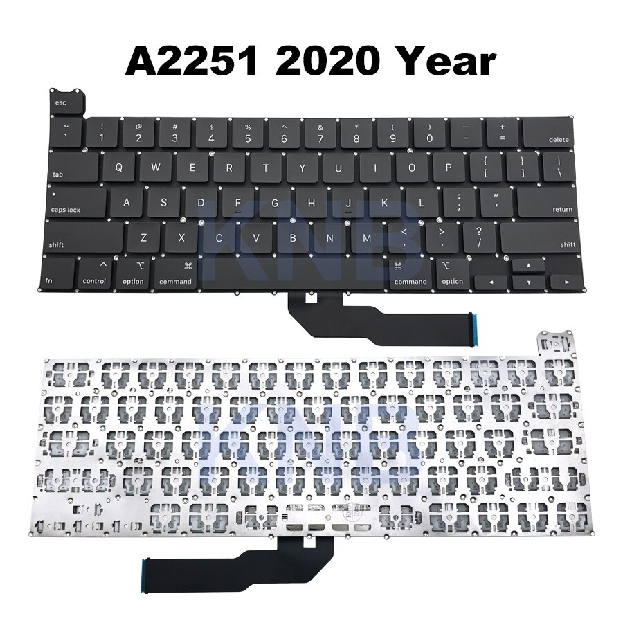 Laptop English US keyboard For Macbook Pro A1706 A1708 A1534 A1989 A1990 A2141 A2289 A2337 A2338 Keyboard Replacement: A2251 US