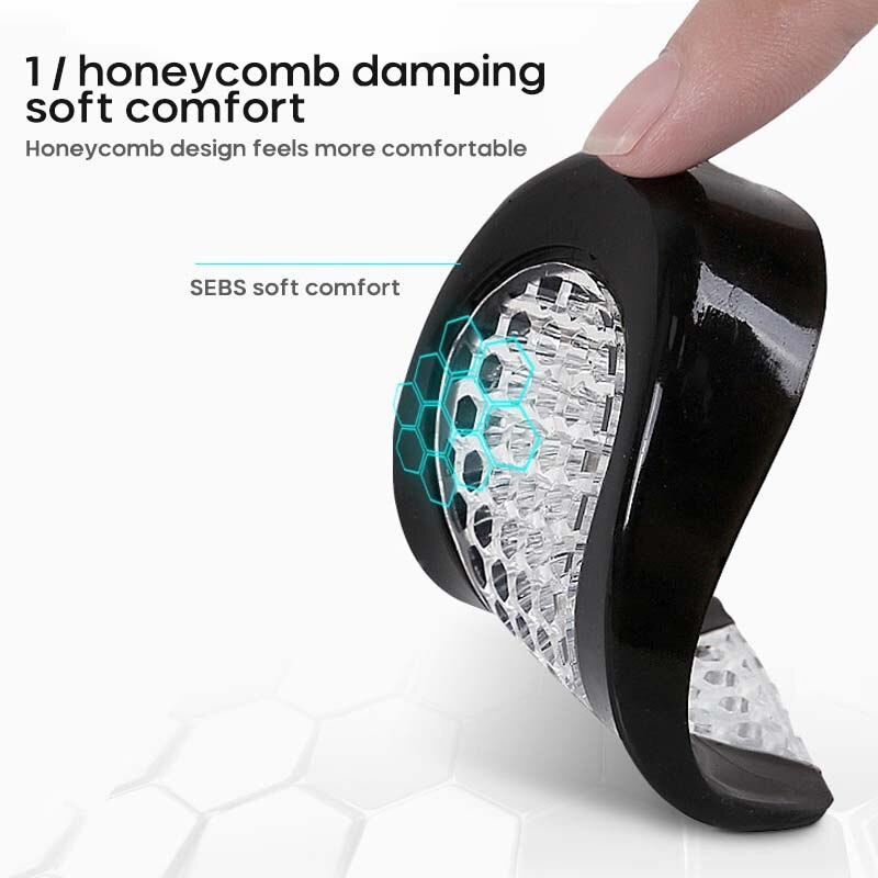 1 Paar Gel Binnenzool Silicone Voor Vrouwen Hak Kussen Inlegzolen Zolen Verlichten Voet Pijn Spur Ondersteuning Shoe Pad Hoge Hak insert