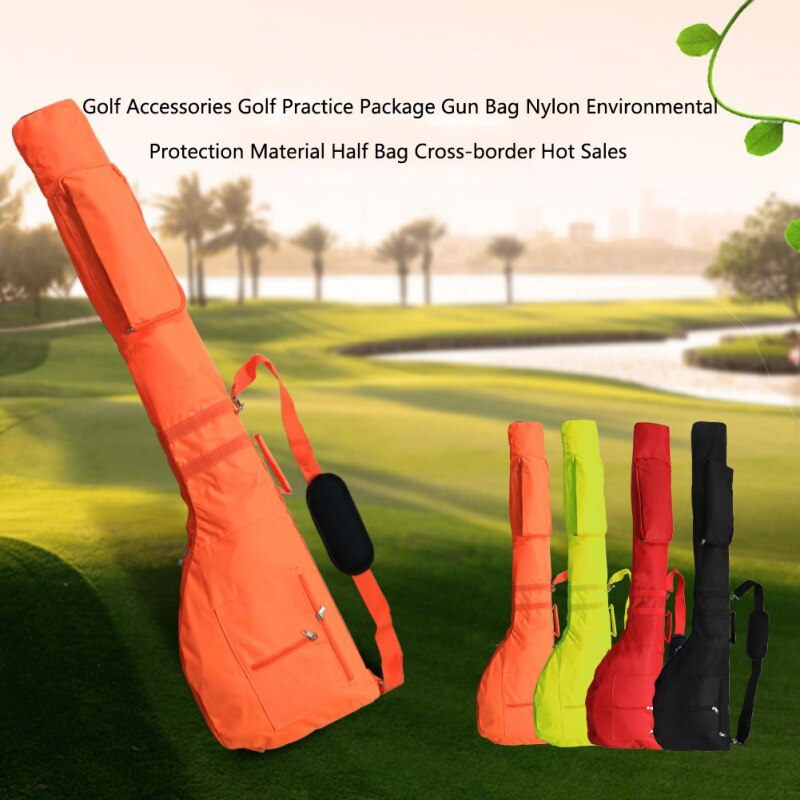 Golf Club Package Soft Foldable Portable Golf Accessories Waterproof Large Capacity Golf Bag