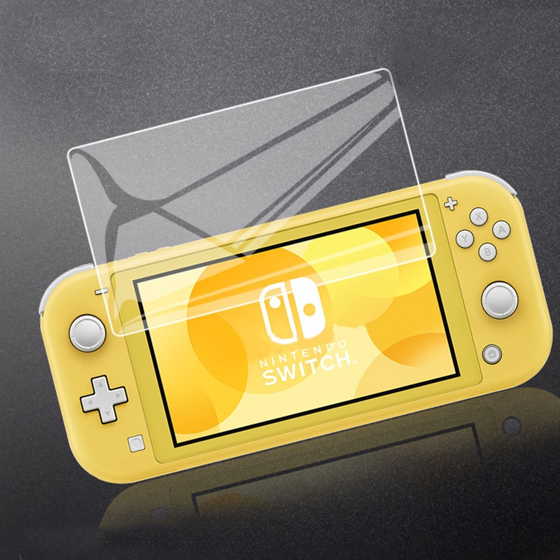 Set mit 0.3mm kratzfesten hd-displayschutzfolien aus gehärtetem glas für nintendo switch lite