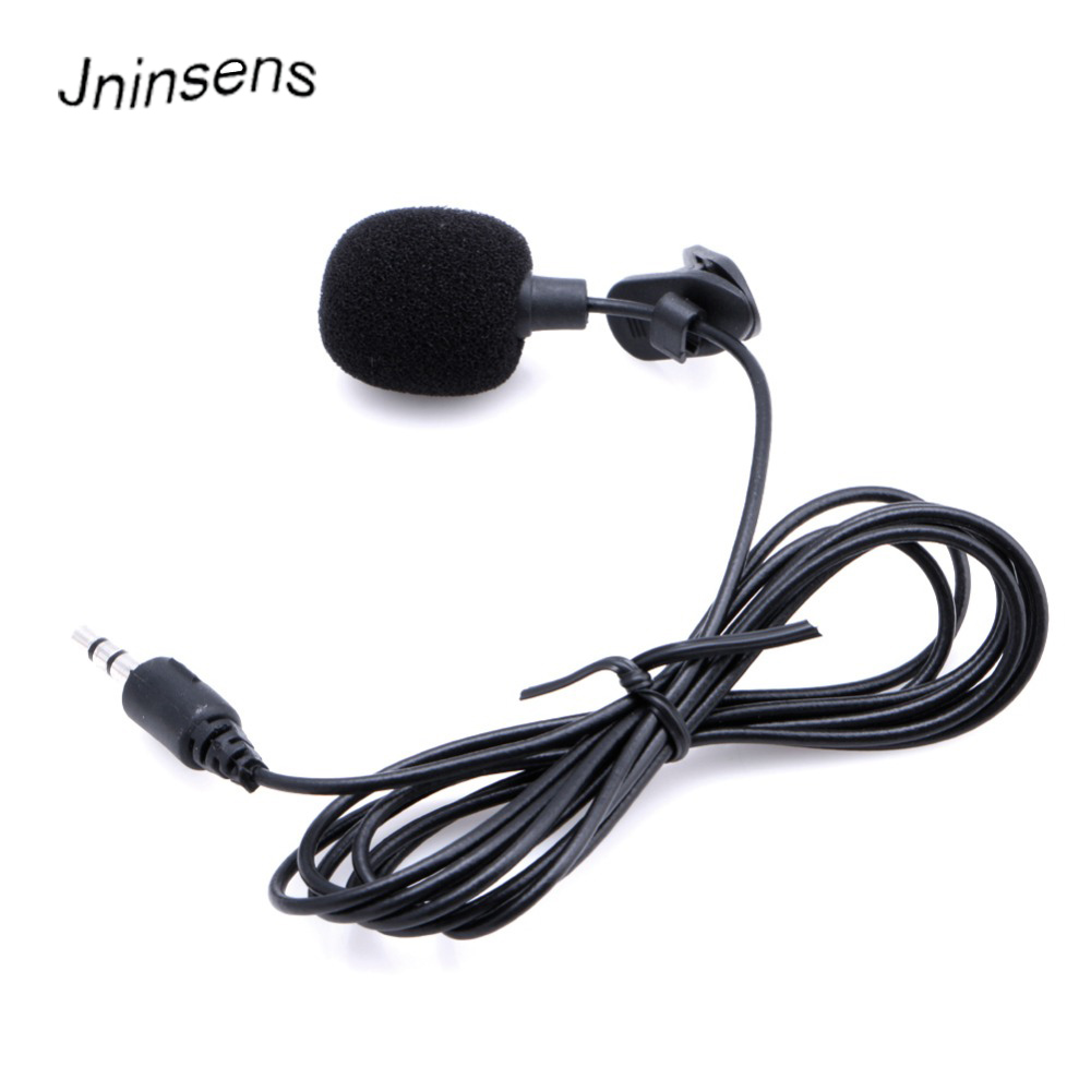 Mini 3.5mm Hands Free Clip on Mini Mic Microphone for PC Notebook Laptop