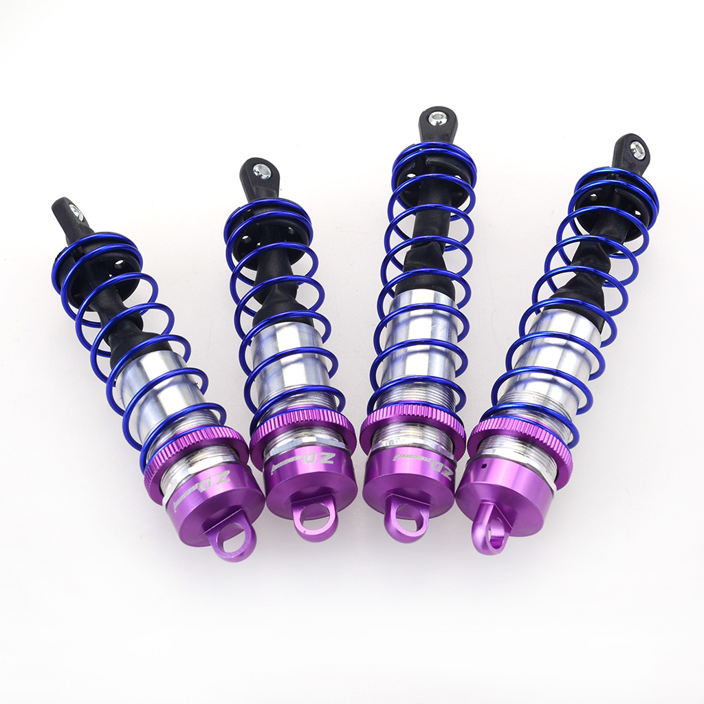 ZD Racing 4PCS Metal Shock Absorber 120mm Front&amp;143mm Rear Damper Suspension for 1/8 RC Car HSP DHK HPI Traxxas JLB Wltoys Drift