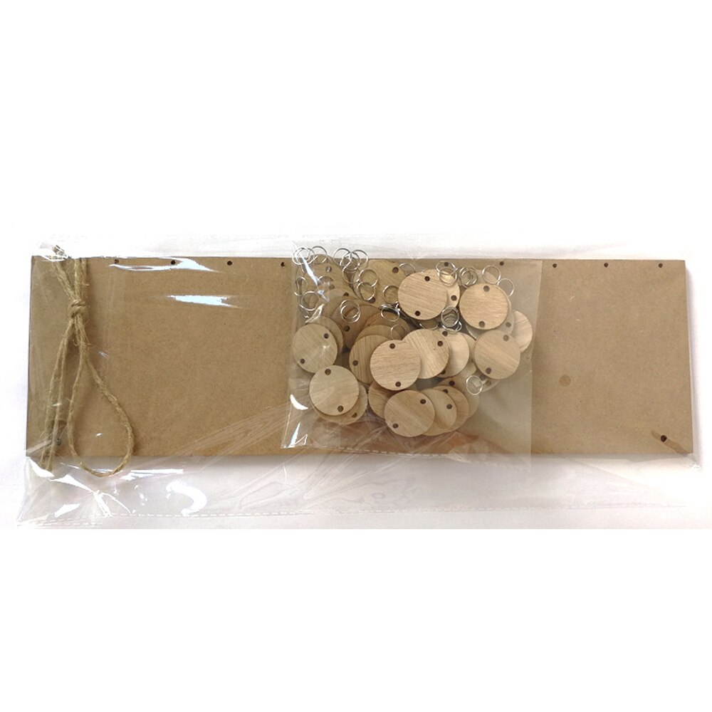 DIY Wood Family Friends Birthday Reminder Special Dates Planner Board Wooden Calendar Home Hanging Decor