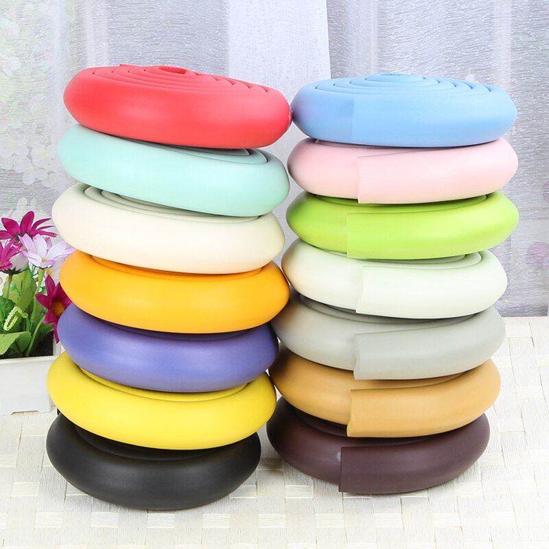 2m babyveiligheidsbeschermingshoekbeschermers babybescherming meubelhoeken zachte verdikking beschermstrip tafel bureau randbeschermer