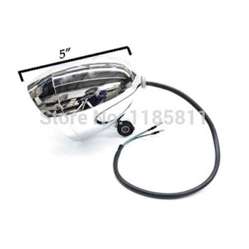 2x Motorcycle Chrome Passeren Fog Koplamp Voor Harley Custom