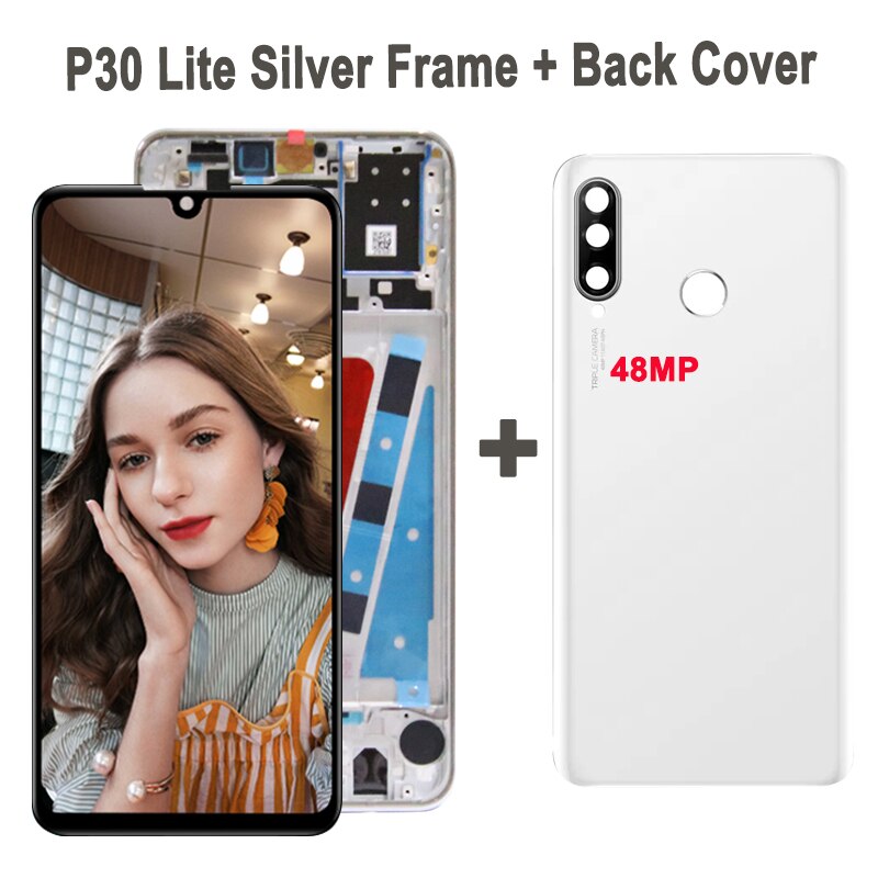 100% ha provato l'esposizione 2312*1080 per la sostituzione LCD MAR-LX1 LX2 AL01 dell'assemblea del convertitore analogico/digitale del Touch Screen di Huawei P30 Lite / Nova 4e: Advanced Silver