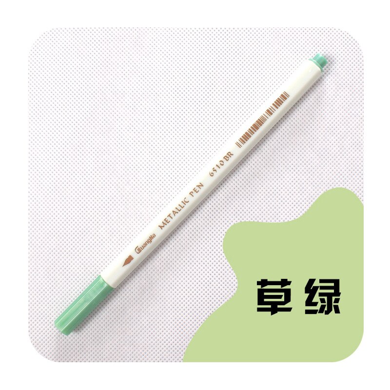 Rotuladores metálicos para dibujo y caligrafía, rotuladores artísticos de Anime para dibujo, suministros escolares y de oficina, 20 colores: 15