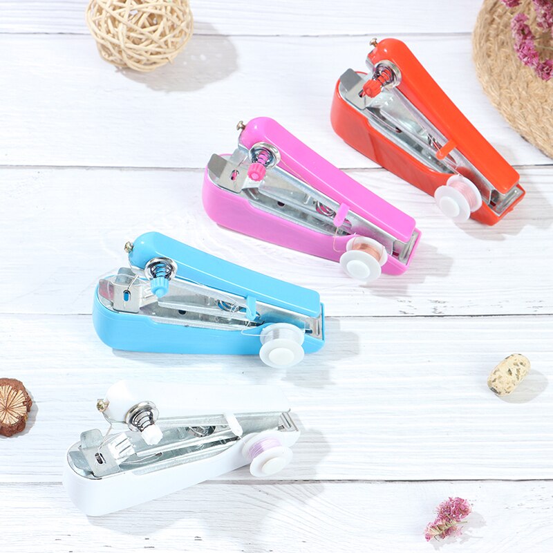 1 Pcs Portable Mini Manual Sewing Machine Simple Operation Sewing Needlework Tools