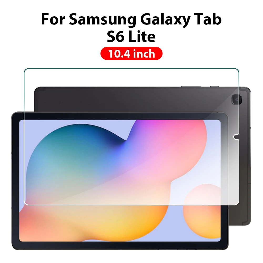 Protector de pantalla de vidrio templado para Samsung Galaxy Tab S9 S8 Ultra S7 Fe Plus para Samsung A9 A8 A7 Lite accesorios de película para tableta: Transparente