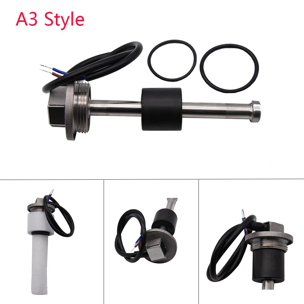 0-190Ohm Fuel Level Gauge Sensor 52MM Fuel Gauge Marine Boat Oil Liquid Tank Water Level Sensor 150mm 200mm 250mm 300mm 400mm