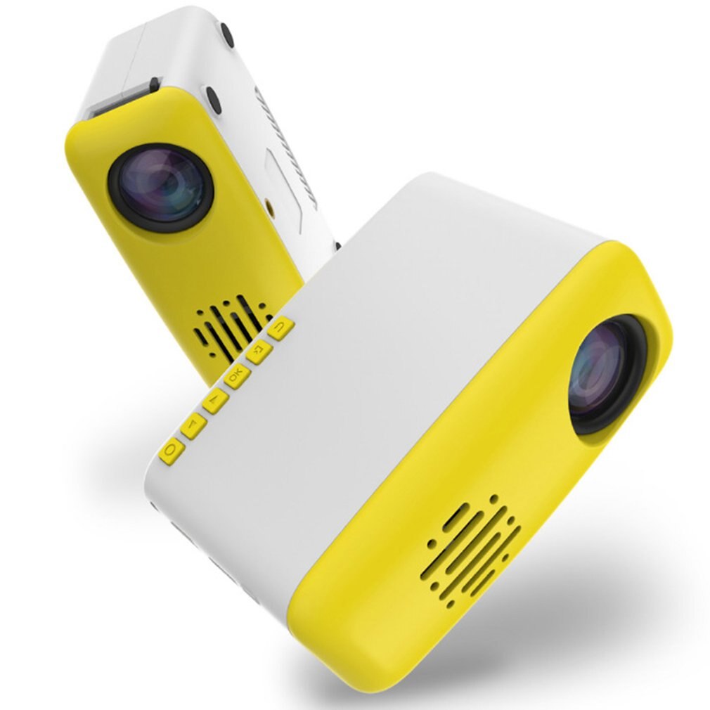 Lcd Projectoren Mini 320*240 Pixels Tft Lcd 800:1 Handmatige Bediening Led Home Theater Projector Zonder Batterij