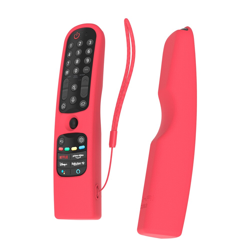 Sprotective Afstandsbediening Covers Voor Lg Smart Tv Tv Magic Remote Ga Afstandsbediening Geval: Glow in Dark Red