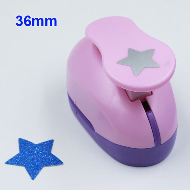 3 &quot;2&quot; 1.5 &quot;1&quot; Stervorm Craft Punch Gat Paper Cutter Scrapbooking School Papier Puncher Eva perforator: 1pc 36mm