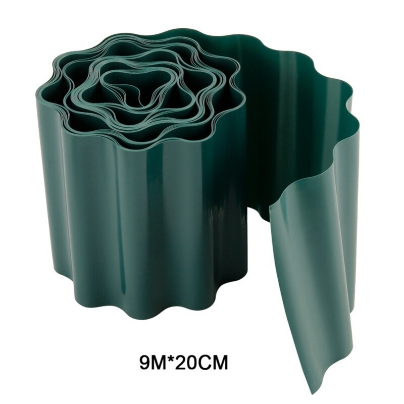 Plastic Garden Lawn Trimmed Fence Fence Corrugated Rolling Path Garden Decorative Ripple Shape Flexible Lawn Courtyard DIY Path: 3