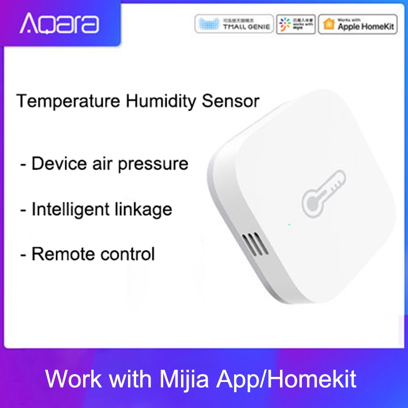 Original Aqara Temperature Humidity Sensor Smart Home Device Air Pressure Work With Android IOS APP Fast Ship