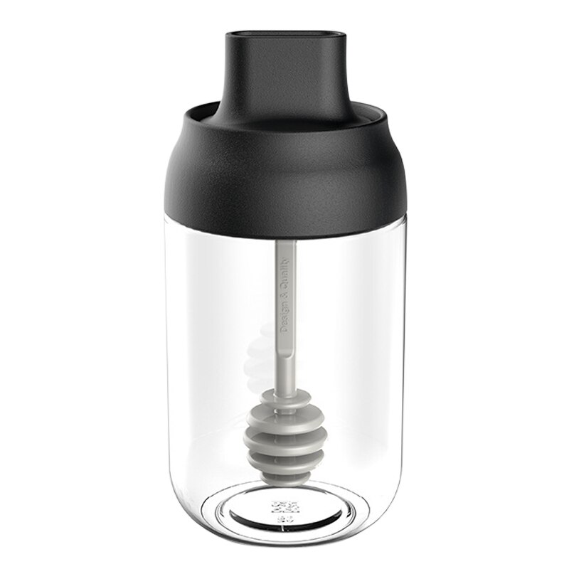 Transparente Glas würzen Gläser Gewürz Gläser Gewürze Töpfe Flasche Kombination Portion Löffel und Deckel mit Luftdichten Kappe: Honig