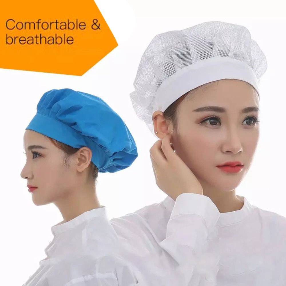Hair Nets Chef Cap Chic Work Headband Food Service Cook Hat Bundled Hair Cooking Hygienic Cap Hotel