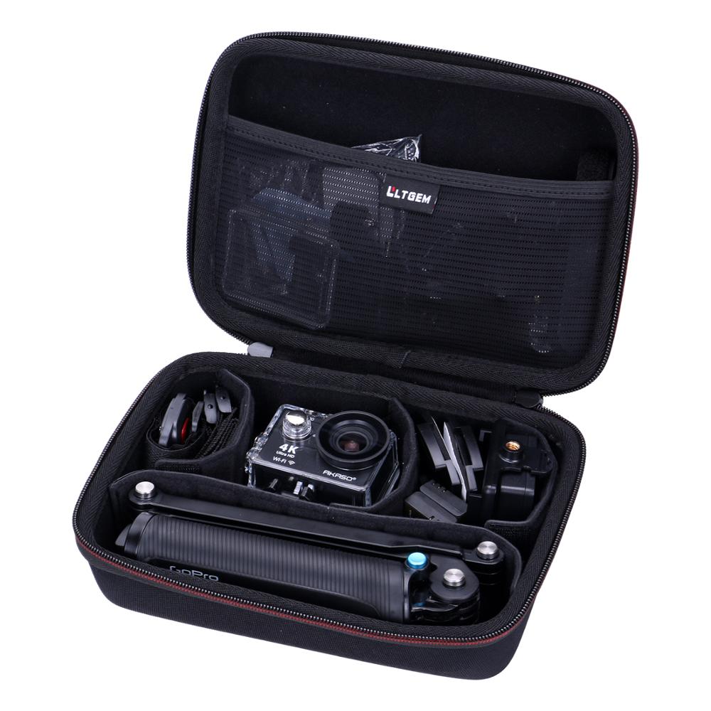 LTGEM EVA Shockproof Carrying Hard case voor AKASO EK7000 4K Wifi Sport Actie Camera Ultra HD Waterdichte DV Camcorder