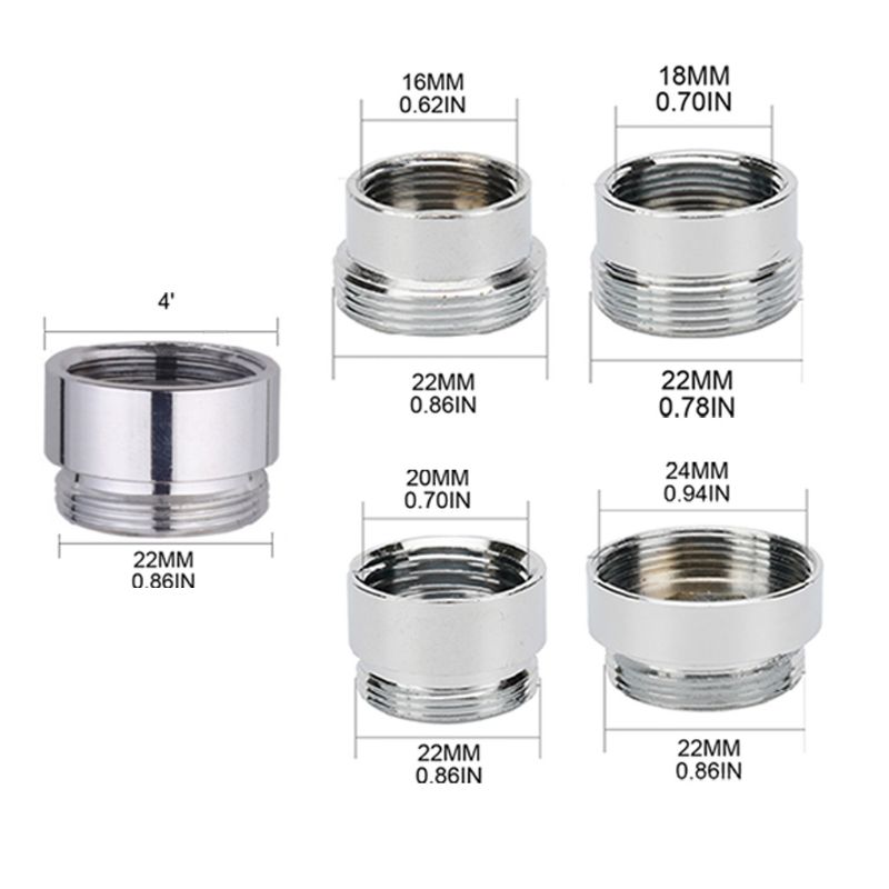 Brass Faucet Adapter Water Purifier Aerator Connector Kitchen Bathroom Tap Parts