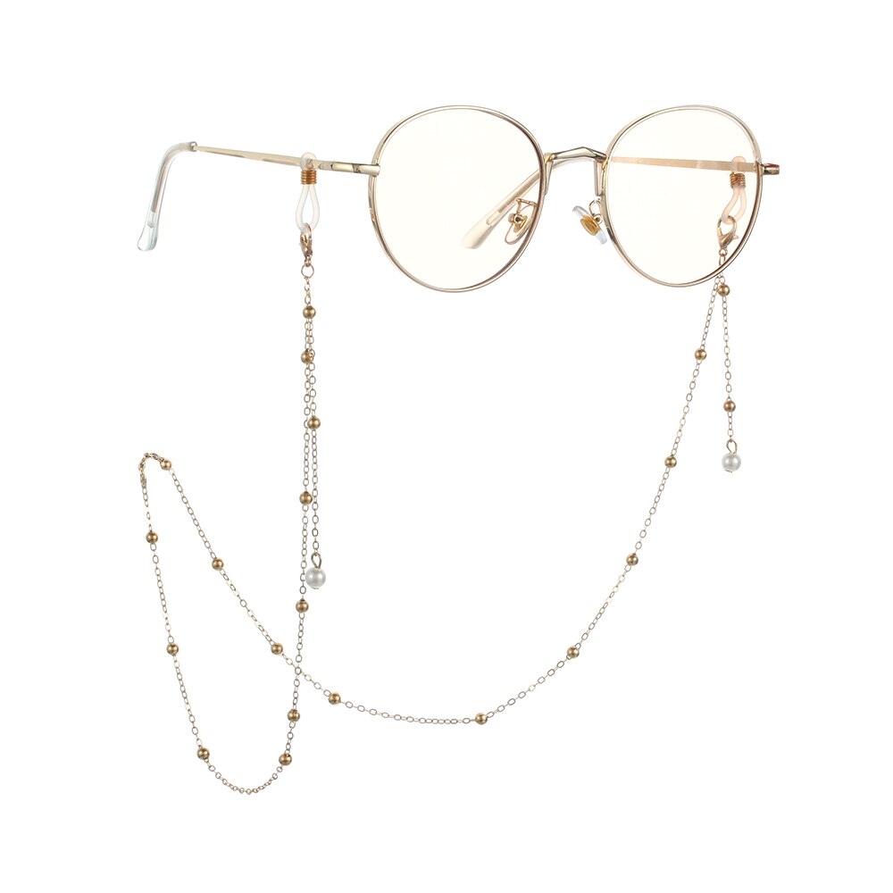 Porte-lunettes en métal antidérapant 1 pièce | Collier porte-lunettes de soleil, lunettes de lecture, lanière lunettes cordons support pour lunettes