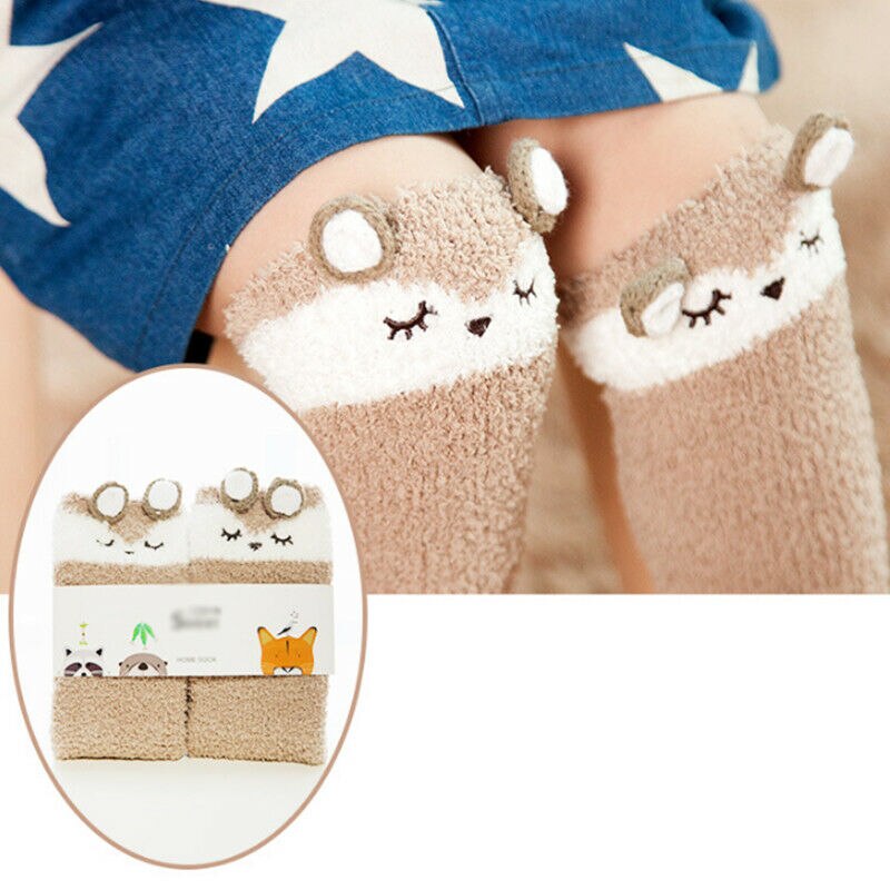 Baby Kinderen Meisjes Peuter Bow Sokken Katoen Kniehoge Kousen Panty Been 1-5Y