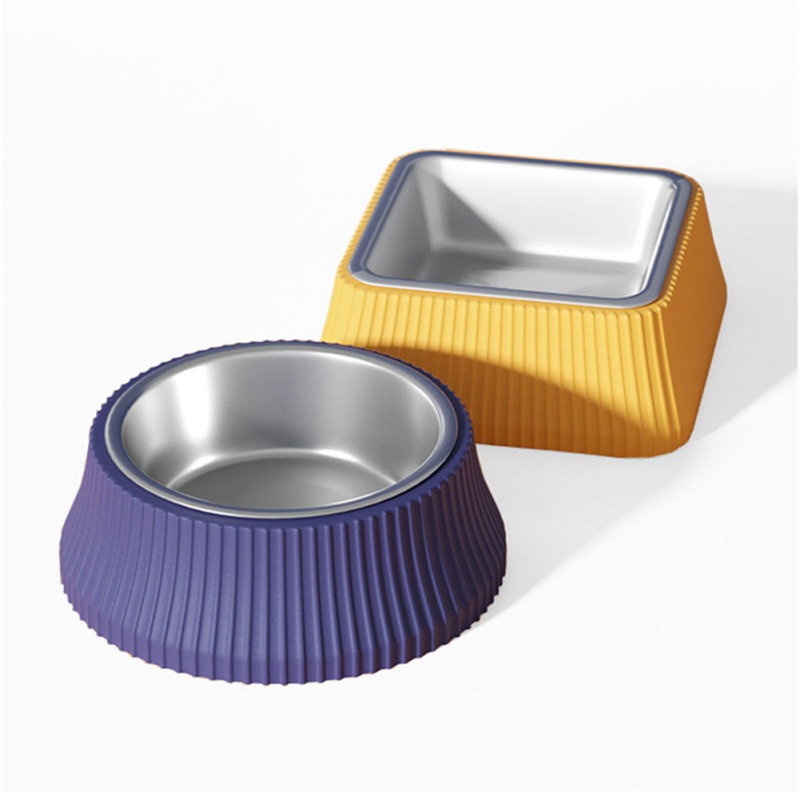 Stainless Steel Dog Bowl Non-slip Food And Water Feeder Detachable Large Food Bowl Suitable For Small Medium And Large Dogs