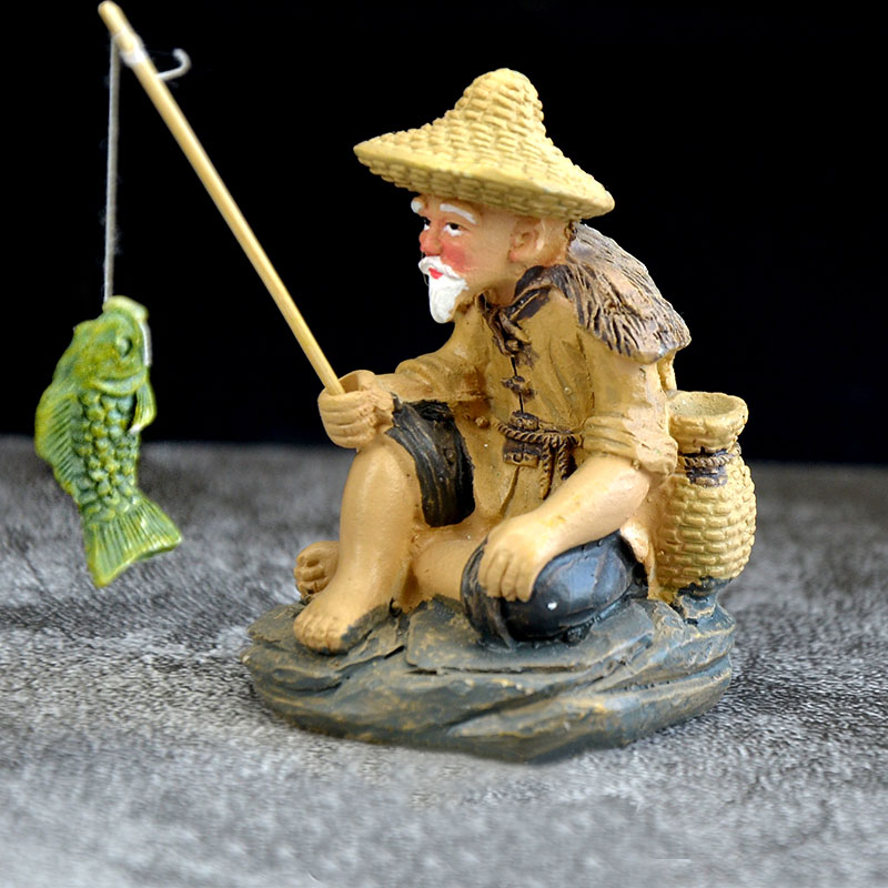 Visser Hars Ornamenten Fish Tank Accessoires Aquarium Aquarium Bureau Decoratie Accessoires Huisdier Accessoires Aquarium Decoratie