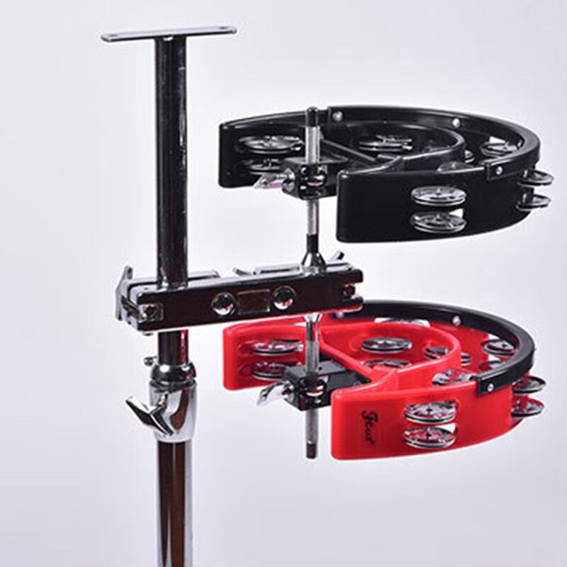 Dubbele Ring Moon Tamboerijn Tamboerijn Jazz Drum Ritme Tamborine Percussie Instrument Accessoires